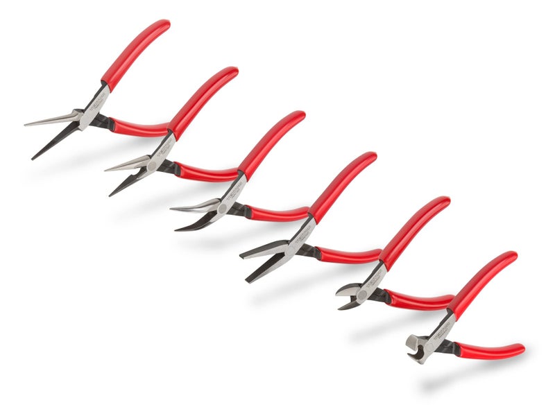 TEKTON Mini Pliers Set, 6-Piece (Needle Nose, Long Nose, Flat Nose, Cutting) | PMN99906 - Image 2